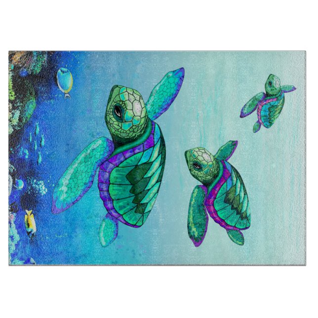 Turtle Älskare Sea Turtles Dance (Framsidan)
