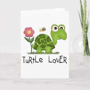 Turtle Älskare Tshirts och Gifts Kort