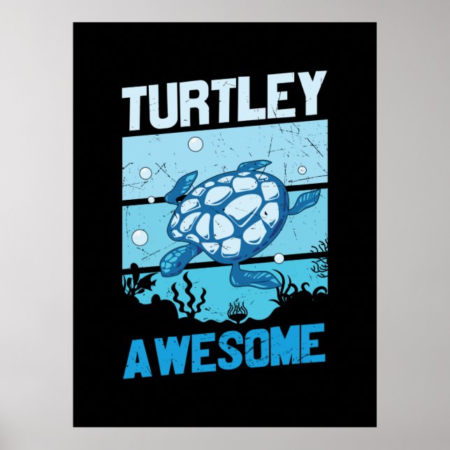 Turtle Älskare | Turtley Fantastisk Poster (Framsidan)