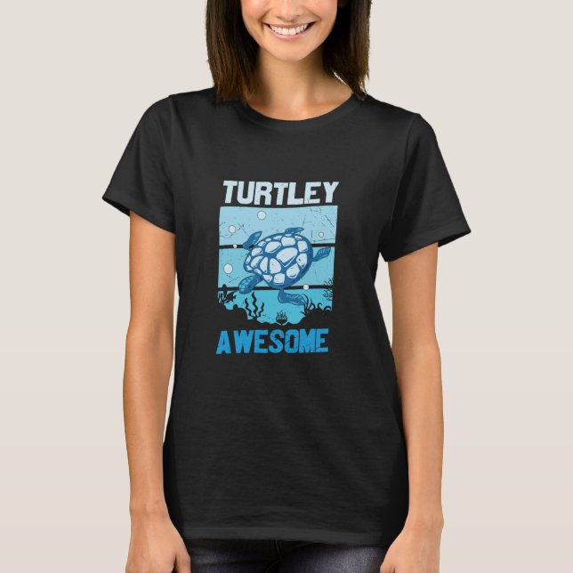 Turtle Älskare | Turtley Fantastisk T Shirt (Framsida)