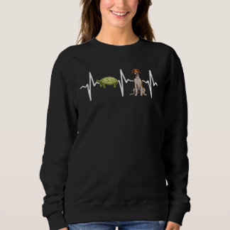 Turtle American Foxhound Heartslag Hund T Shirt