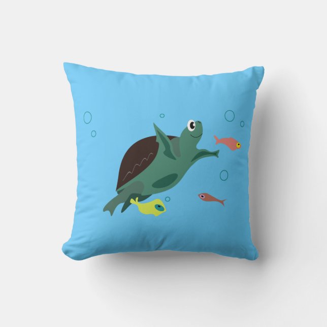 Turtle American MoJo Pillow Kudde (Framsida)