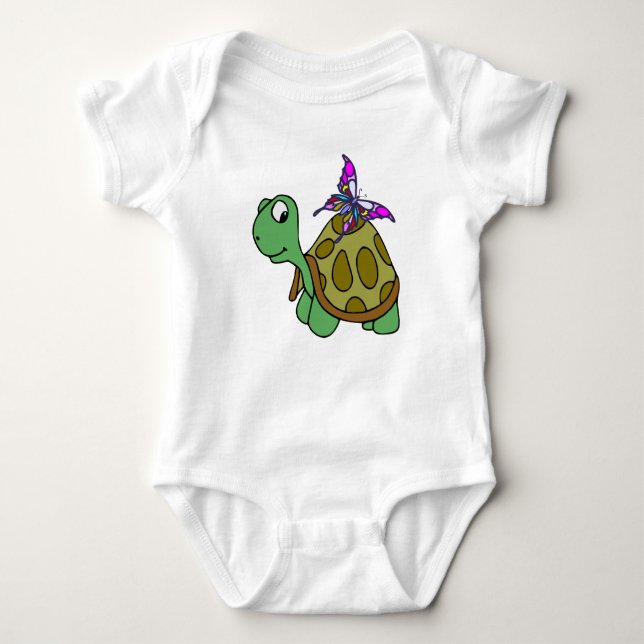 turtle and butterfly t shirt (Framsida)