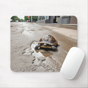 Turtle and City Pothole Puddle Musmatta