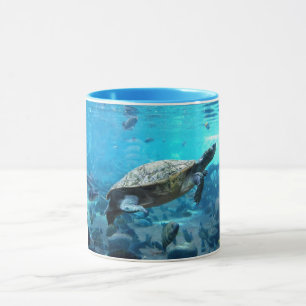 Turtle and fish mugg