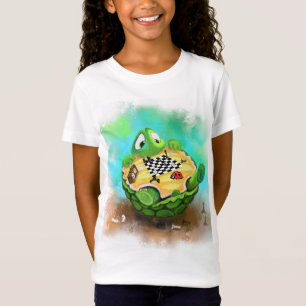 Turtle and Ladybug Play Chess - Tecknad Teckning T Shirt
