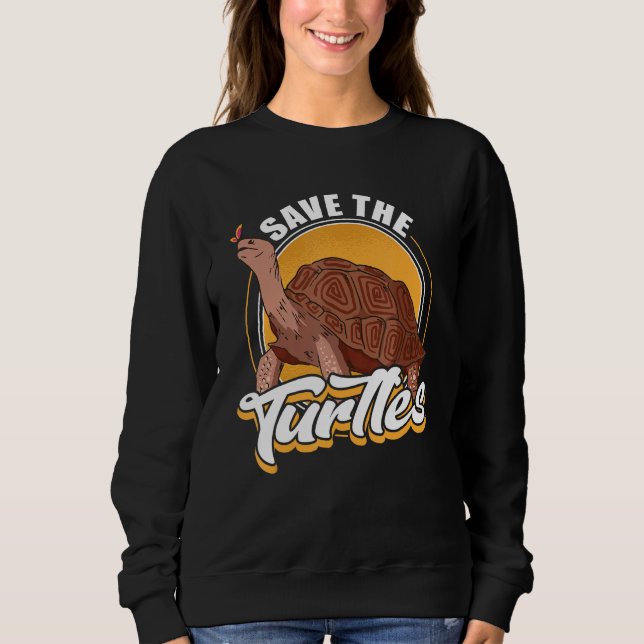 Turtle Animal Ocean Sea Turtle 1 T Shirt (Framsida)