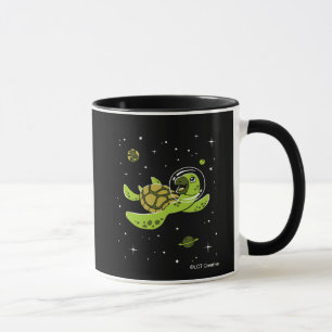 Turtle Animals in Space Mugg