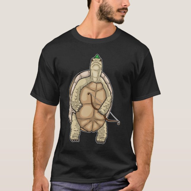 Turtle Archer Bow T Shirt (Framsida)