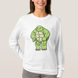Turtle as Bodybuilding der with Six pack T Shirt
