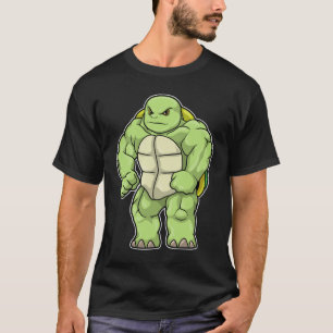 Turtle as Bodybuilding der with Six pack T Shirt
