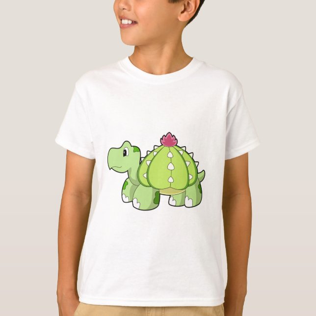 Turtle as Cactus T Shirt (Framsida)