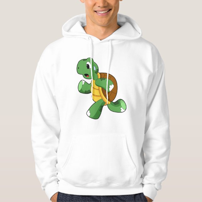 Turtle as Joggare at Running Hoodie (Framsida)