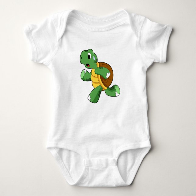 Turtle as Joggare at Running T Shirt (Framsida)