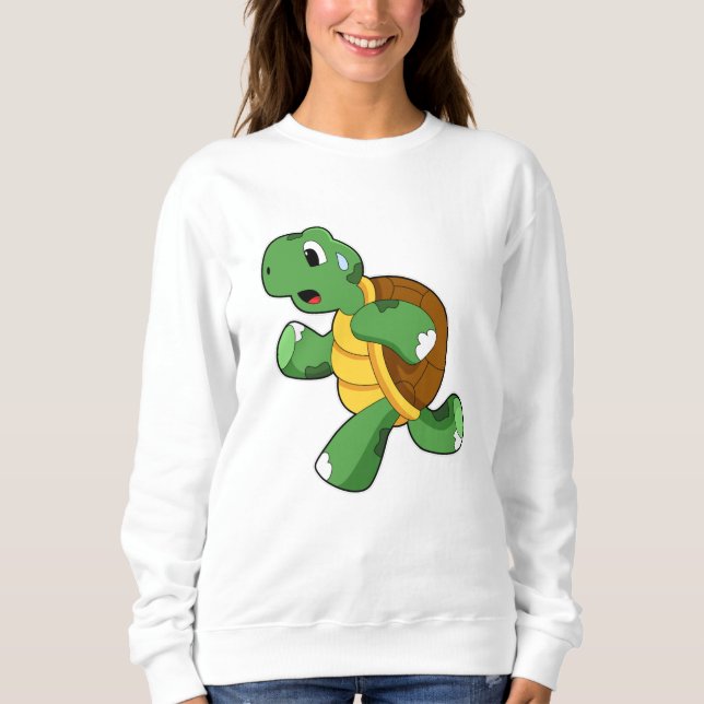 Turtle as Joggare at Running T Shirt (Framsida)