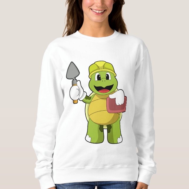 Turtle as Mason med Stone T Shirt (Framsida)