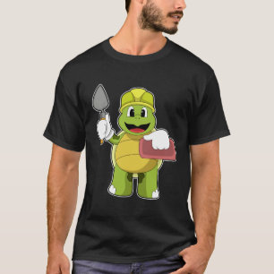 Turtle as Mason med Stone T Shirt