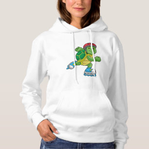 Turtle as Skater with Inline skates & Helmet T Shirt