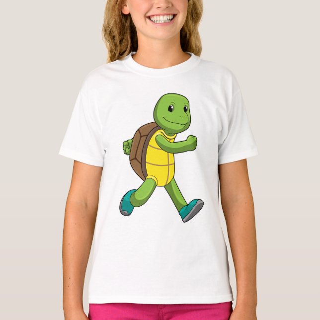Turtle as Springer at Running T Shirt (Framsida)