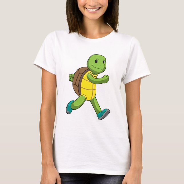 Turtle as Springer at Running T Shirt (Framsida)