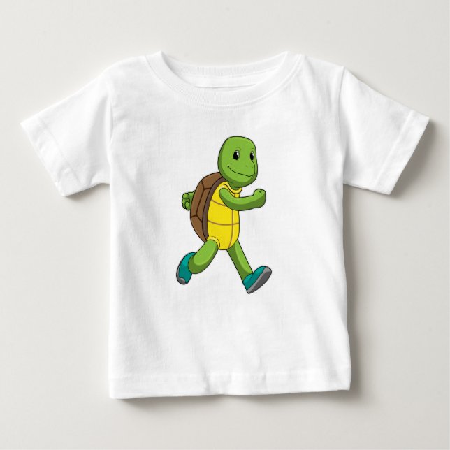 Turtle as Springer at Running T Shirt (Framsida)