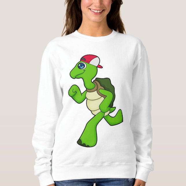 Turtle as Springer with Cap T Shirt (Framsida)