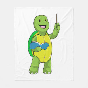 Turtle as Teacher with Bok & Pointer Fleecefilt