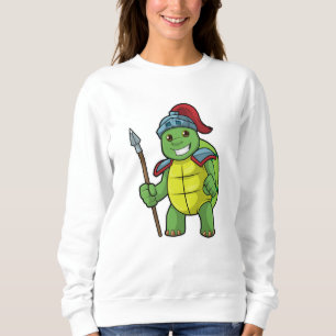 Turtle as Warrior with Spear & Helmet T Shirt