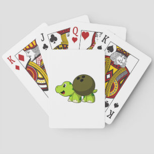 Turtle at Bowling med Bowling ball Casinokort