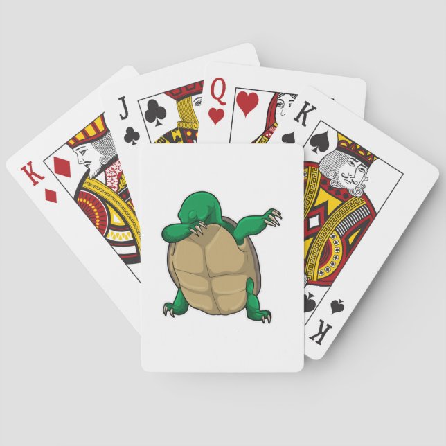 Turtle at Hip hop Dance Dab Casinokort (Baksidan)