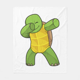Turtle at Hip hop Dance Dab Fleecefilt
