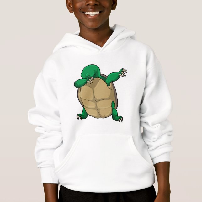 Turtle at Hip hop Dance Dab T Shirt (Framsida)