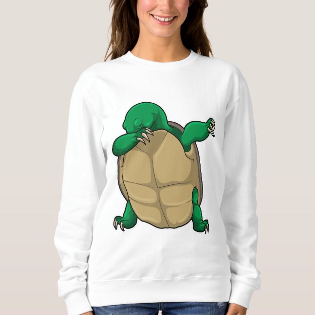 Turtle at Hip hop Dance Dab T Shirt (Framsida)