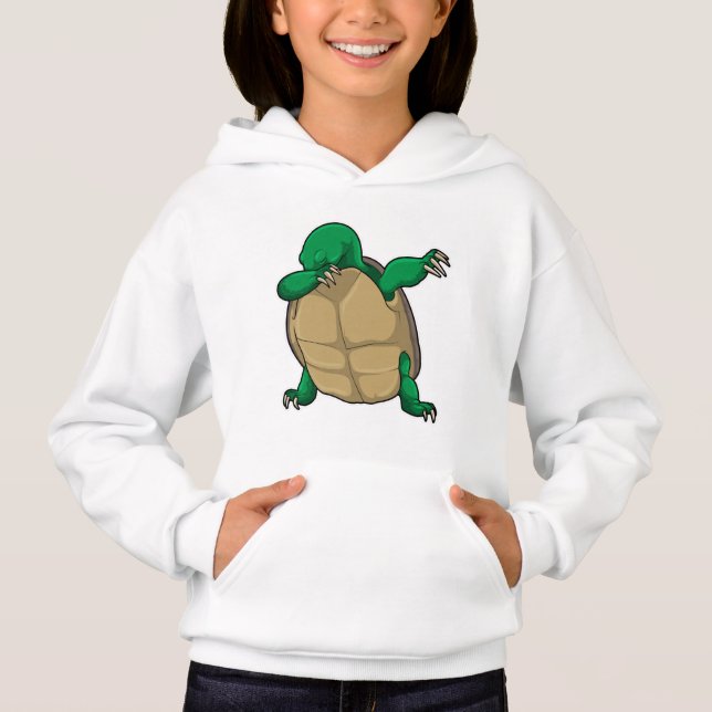 Turtle at Hip hop Dance Dab T Shirt (Framsida)