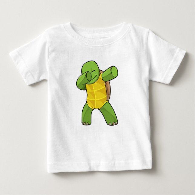 Turtle at Hip hop Dance Dab T Shirt (Framsida)