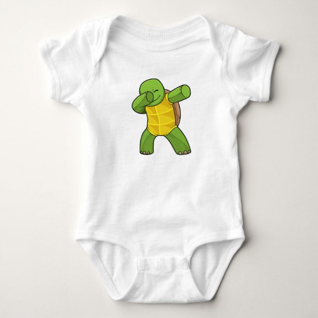 Turtle at Hip hop Dance Dab T Shirt (Framsida)