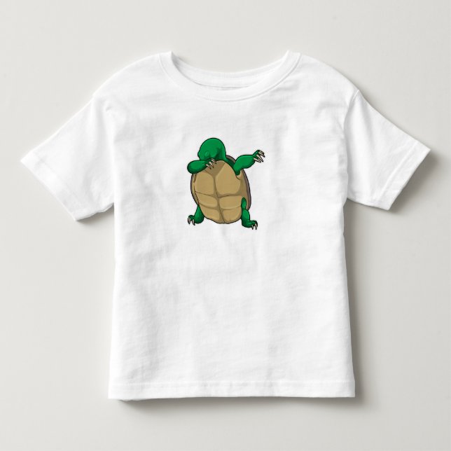Turtle at Hip hop Dance Dab T Shirt (Framsida)