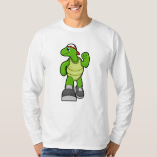 Turtle at Runwith Cap T Shirt