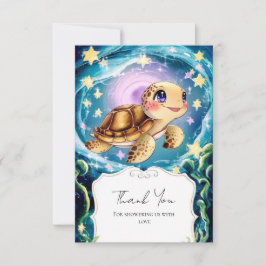 Turtle Baby Shower Tack Kort