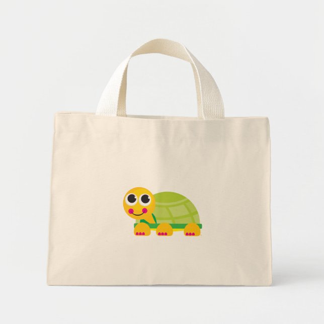 Turtle Bag - Mini Tygkasse (Framsidan)