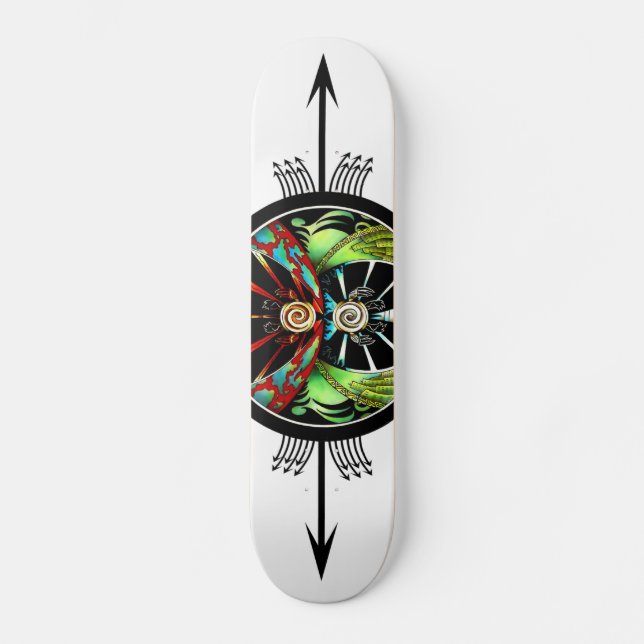 Turtle Balance  Mini Skateboard Bräda 18,5 Cm (Framsida)