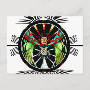 Turtle Balance Vykort