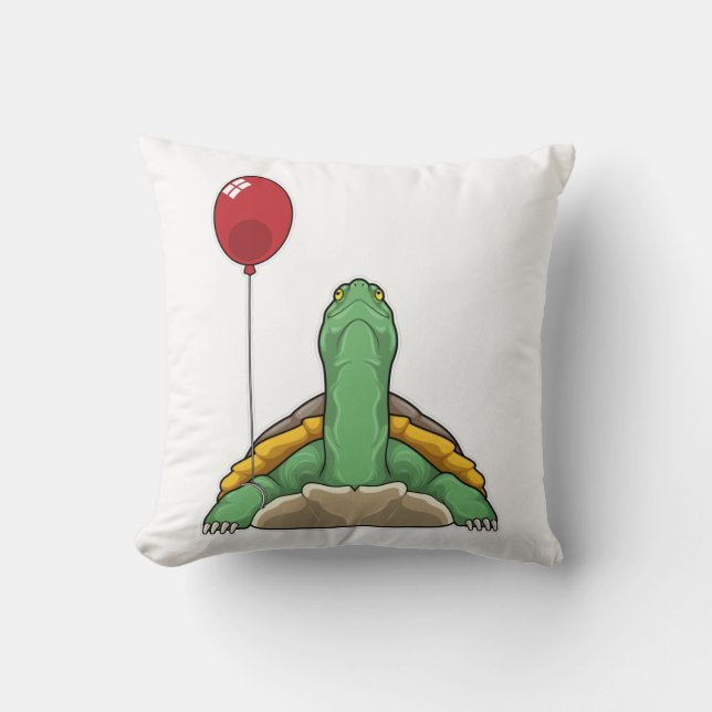 Turtle Balloon Kudde (Framsida)