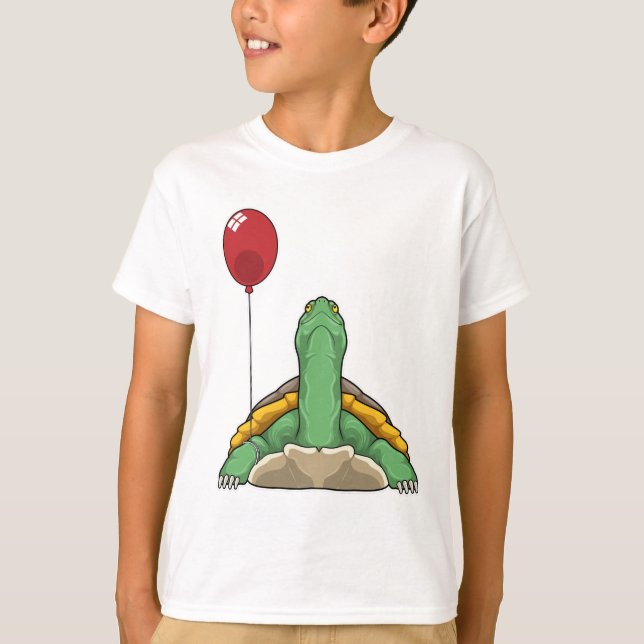 Turtle Balloon T Shirt (Framsida)