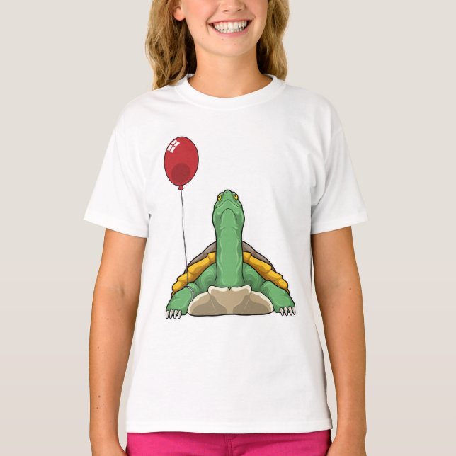 Turtle Balloon T Shirt (Framsida)