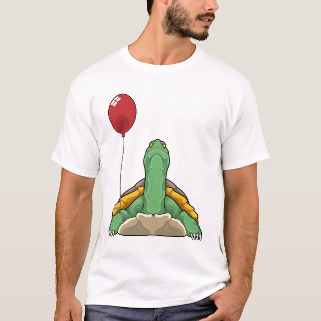 Turtle Balloon T Shirt (Framsida)