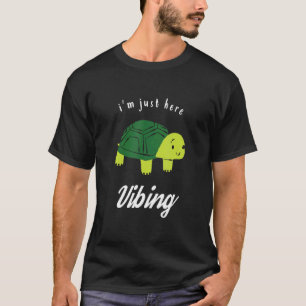 Turtle bara viftar bara en vinklad trutle t shirt