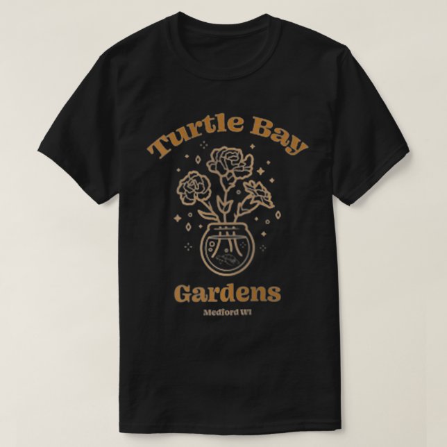 Turtle Bay Gardens Medford WI Postnummer T Shirt (Design framsida)