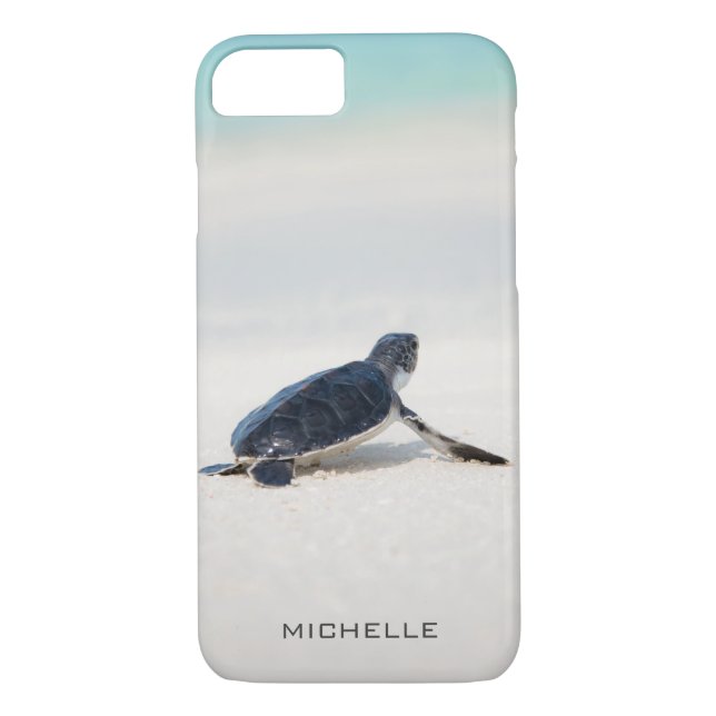 Turtle Beach Journey Personlig Namn | Natur Case-Mate iPhone Skal (Baksida)