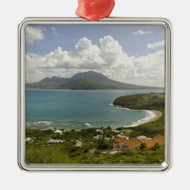 Turtle Beach, sydöstra halvön, St Kitts, Julgransprydnad Metall (Framsidan)